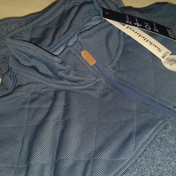 MEN VEST SADDLEBRED SLADE BLUE BIG & TALL - Picture 3 of 9